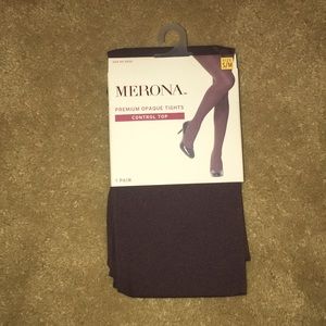 Brown Opaque Tights